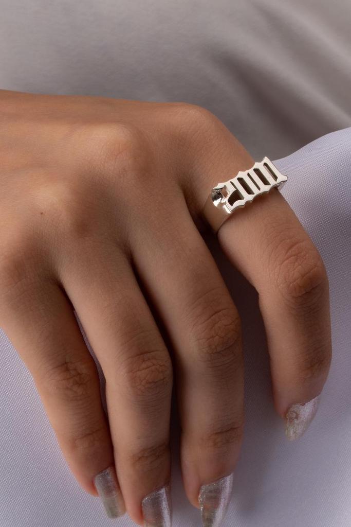 Baebie Gothic Date Ring