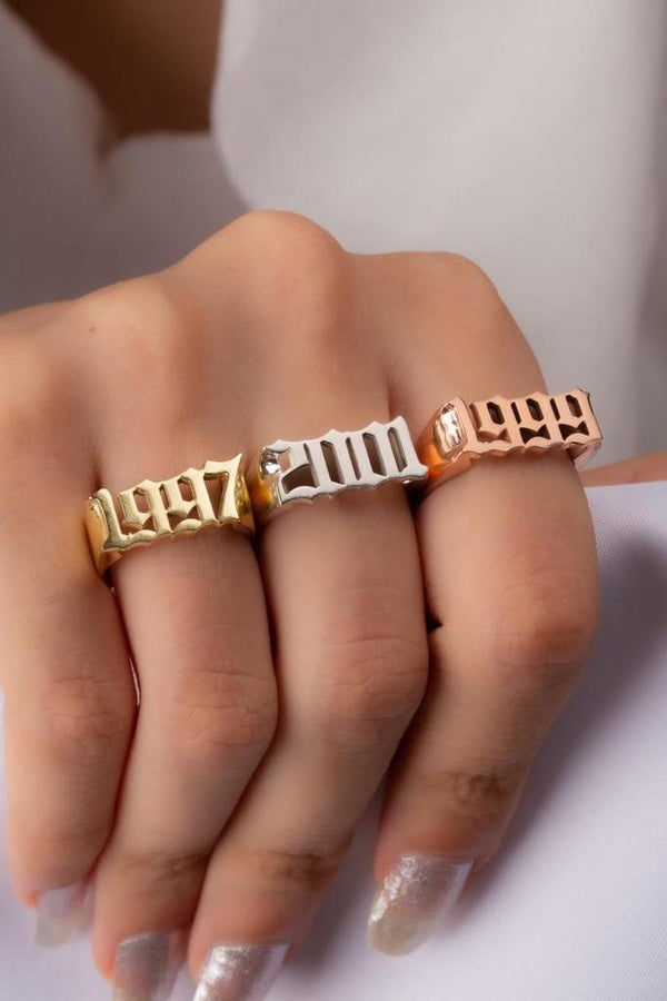Baebie Gothic Date Ring