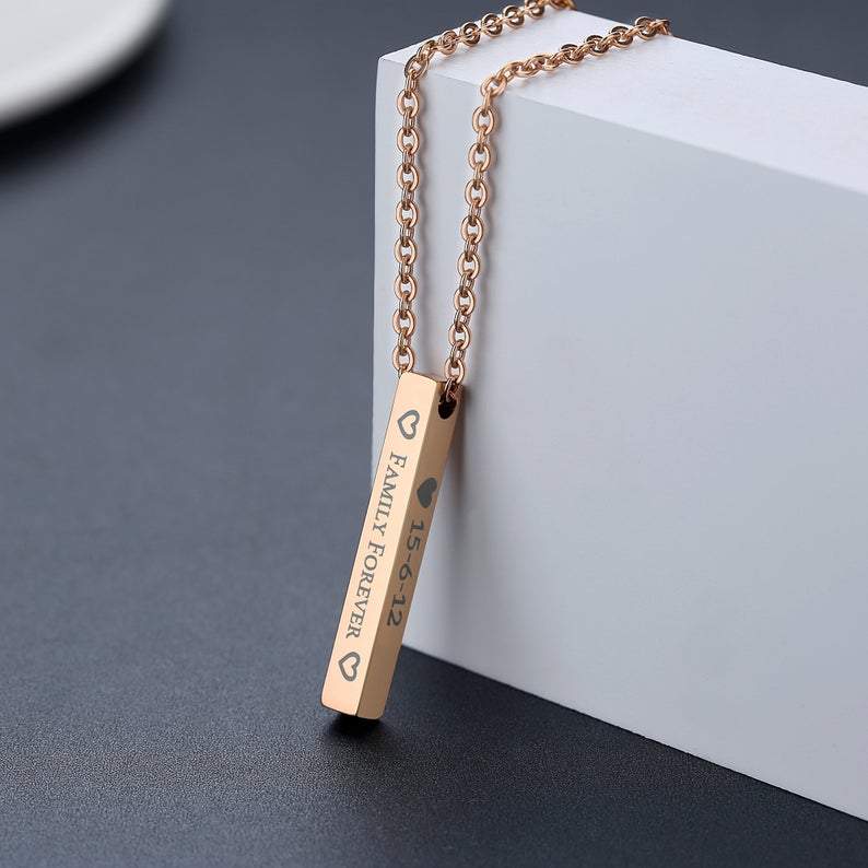 Baebie Silver Personalized Name Necklace